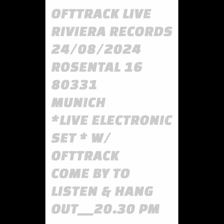 Live Performance by ofttrack